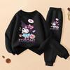 Autumn Children's Clothing Sets Girls New Cartoon Print Sweatshirts and Sweatpants 2pcs Sets Breathable Kids Tracksuit