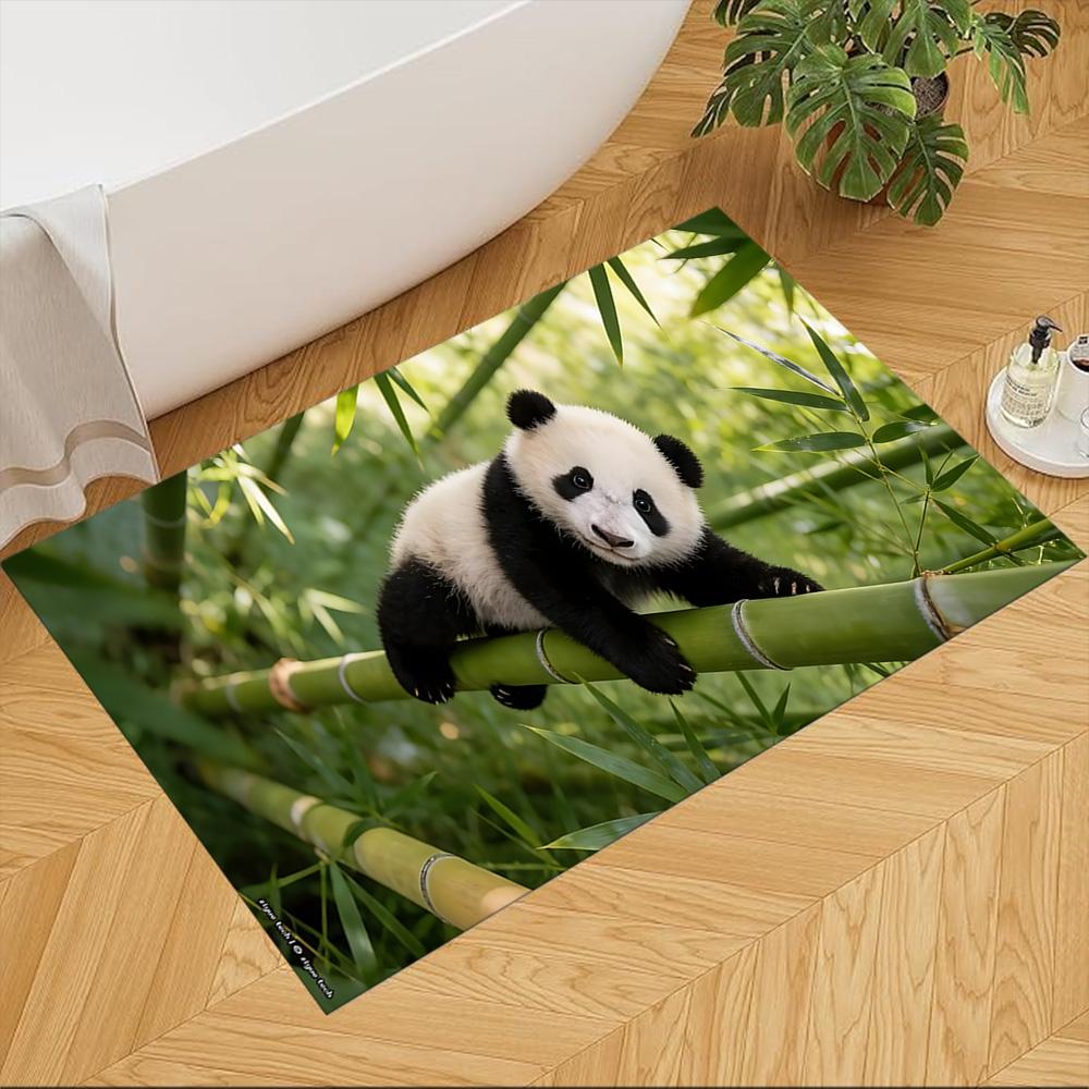 

Panda Cubs In Forest Non-Slip Home Carpet Design Great for Home & Apartment 40cmx60cm