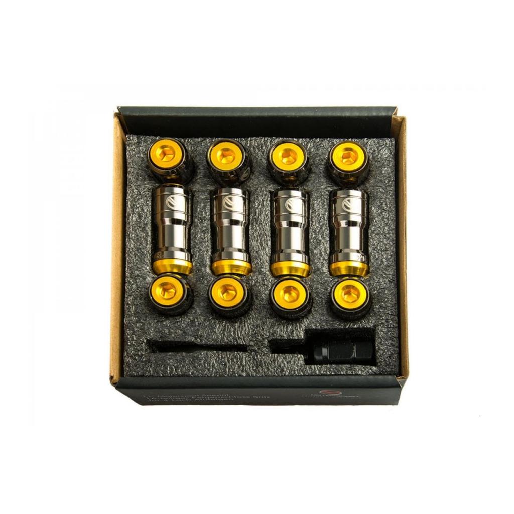 Gold Wheel Nut Set for I.L.Motorsport NA6CE/NA8C/NB6C/NB8C/NCEC/ND5RC/NDERC/ND5RE/NDERE (NAB-301648)