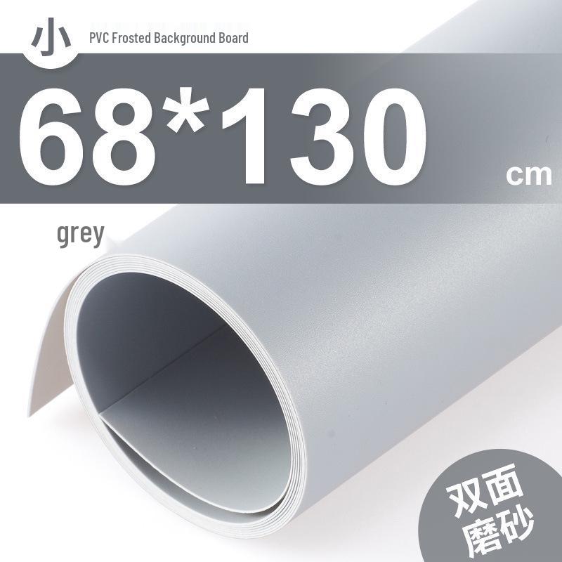 White Frosted PVC Photography Background Board - Waterproof Gray Reflective Cloth