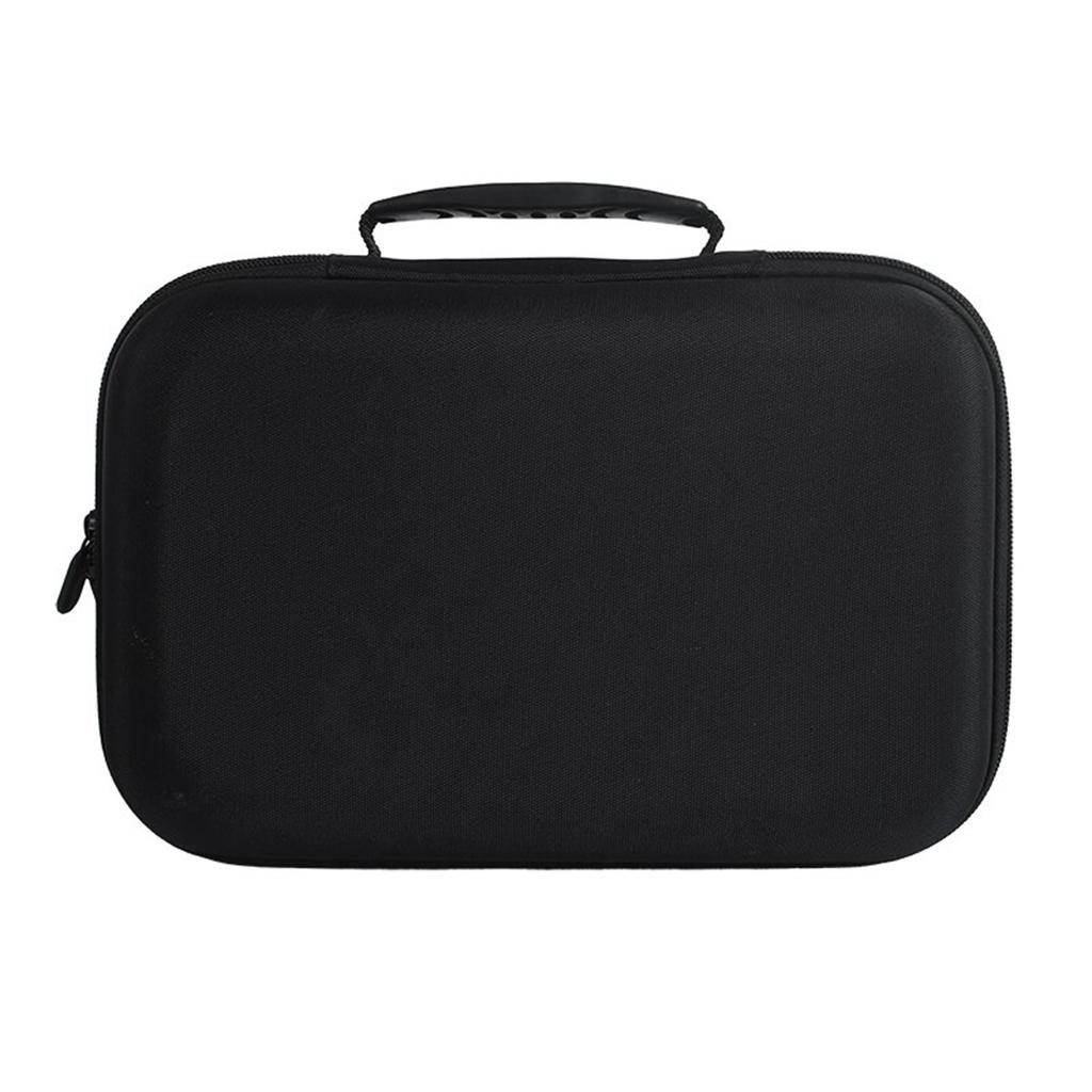 Tragbarer Lautsprecher-Tragetasche EVA-Hartschale Weiches Innenfutter Wasserdicht Lautsprecher-Aufbewahrung Reisetasche mit Netztasche Schwarz