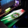 Mexico Football Emblem mouse pad, rubber base, esports desk mat, mouse pad for gamers and office use, gaming desk , easy to clean mat