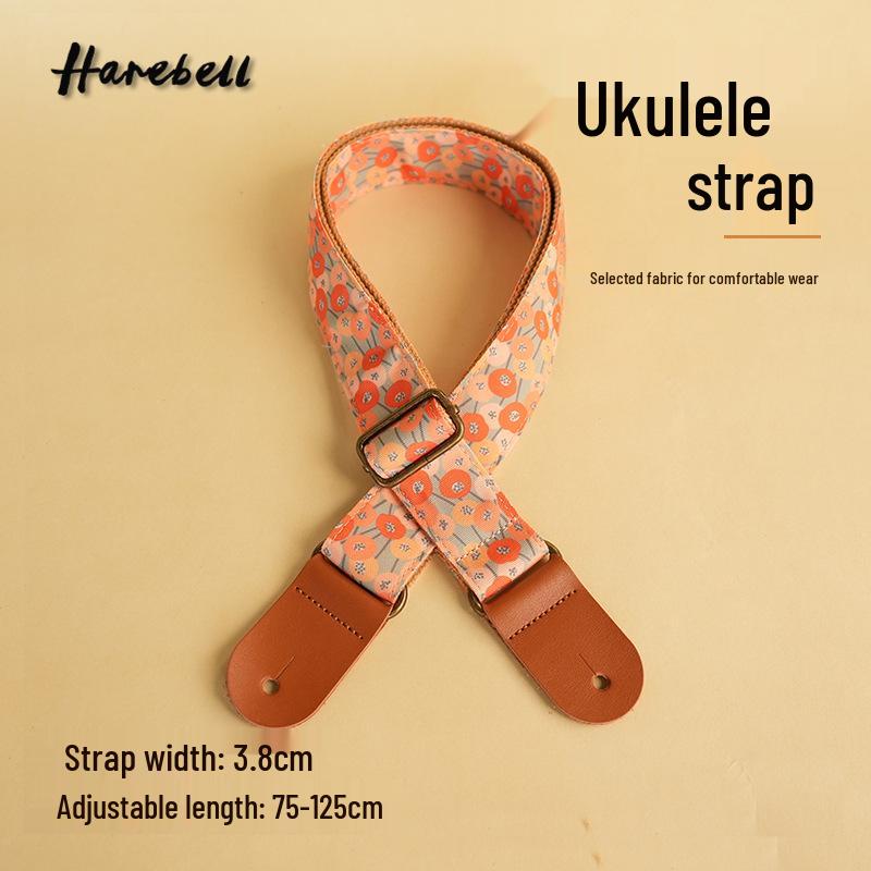 

In-Stock Mori Style Floral Guitar Cross-Body Strap - Zhan Yang Hua PO-007 Zhan Yang Hua