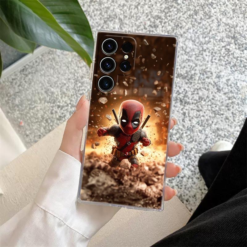 Baby Marvel Superhelden Transparente Hülle Für Samsung Galaxy S26 S25 Ultra S24 S22 S26 Plus S20 S23 S21 S25 S24 FE 5G Klare Abdeckung