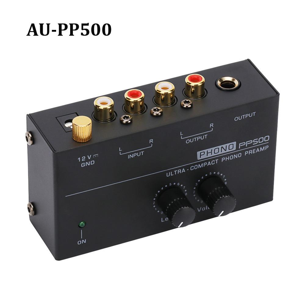 

с регулятором громкости уровня PP500 Фонокорректор Вилка EU/US/UK/AU Фонокорректор AU-PP500
