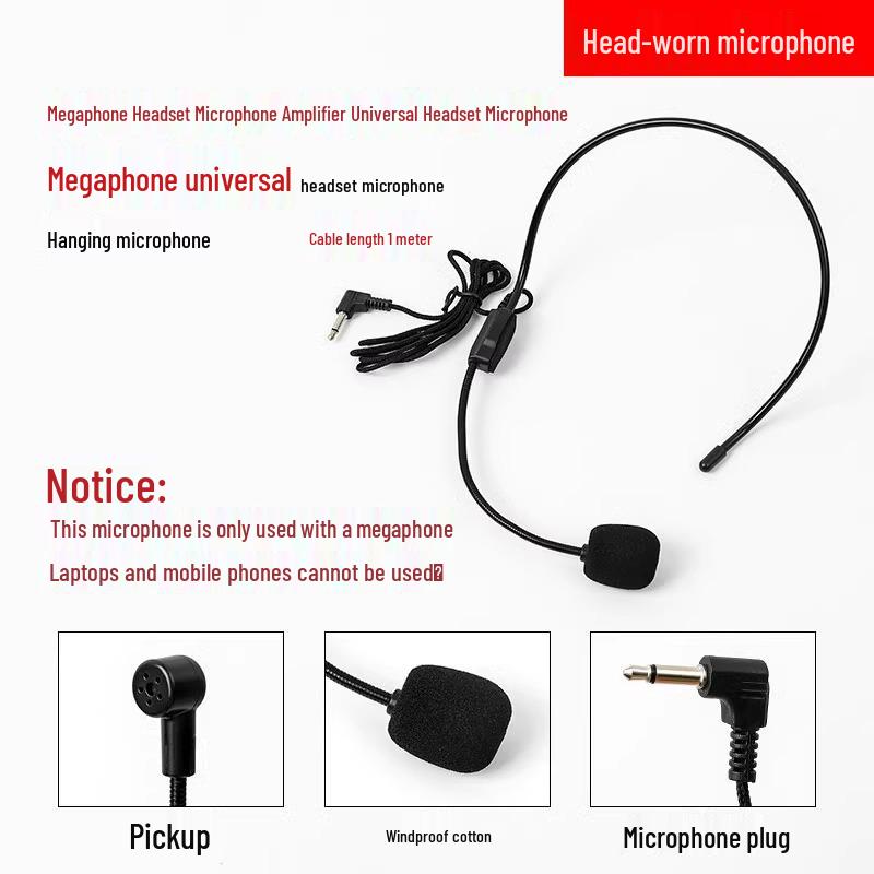 Little Bee Wired Lapel Microphone Amplifier for Teachers and Live Streaming