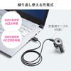 E-Supply Ring Mouse with Stick, Bluetooth Connection, 5 Buttons, USB Rechargeable, Finger Mouse, Aerial Mouse, Presentation Mouse, Black