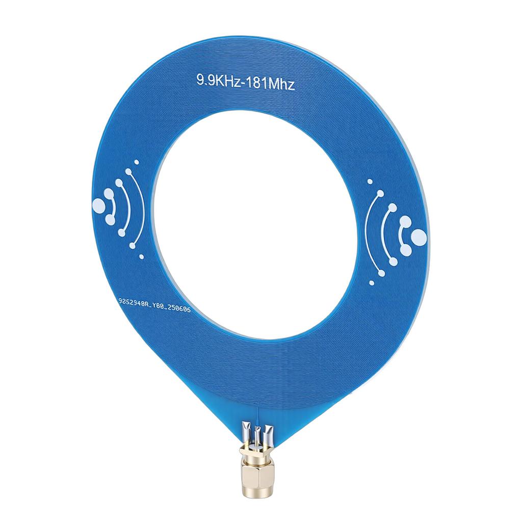 Small Loop Aerial 9.9KHz 181MHz RP SMA Male Connector FM AM SW Donut Aerial for Software Defined Radio