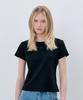 GRASPLAN Color Logo U-Neck Ringer Tee_Black