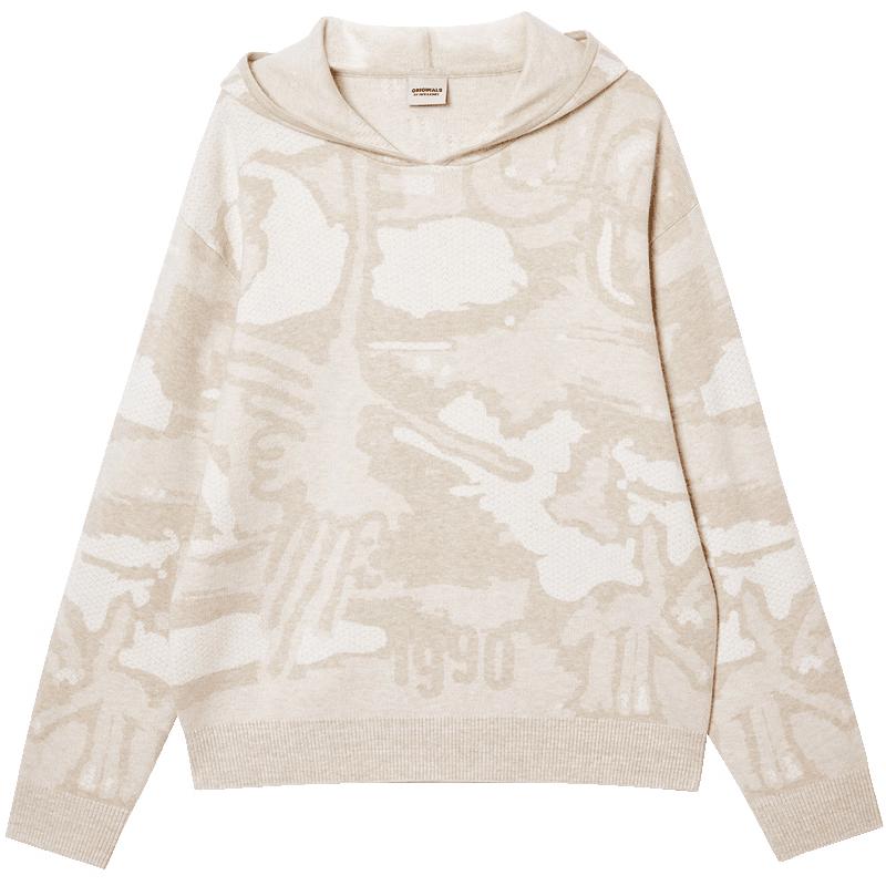 Мужской худи-свитер Jack & Jones с камуфляжным принтом XL