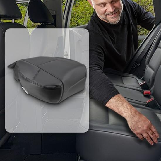 For Cadillac Escalade 2007 08 09 10 11 Driver Bottom Leather Seat Cover Black