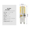 1pcs G9 3W AC 220V LED Light Bulb 64leds SMD3014 Warm/Cold White Lights Replace 0W 30W Halogen Lamp For Indoor Home Chandelier