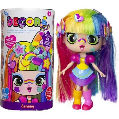 Boneca - LANSAY - 55101 - Decora Girlz - Mini Bonecas Fashion Para Personalizar - Decora