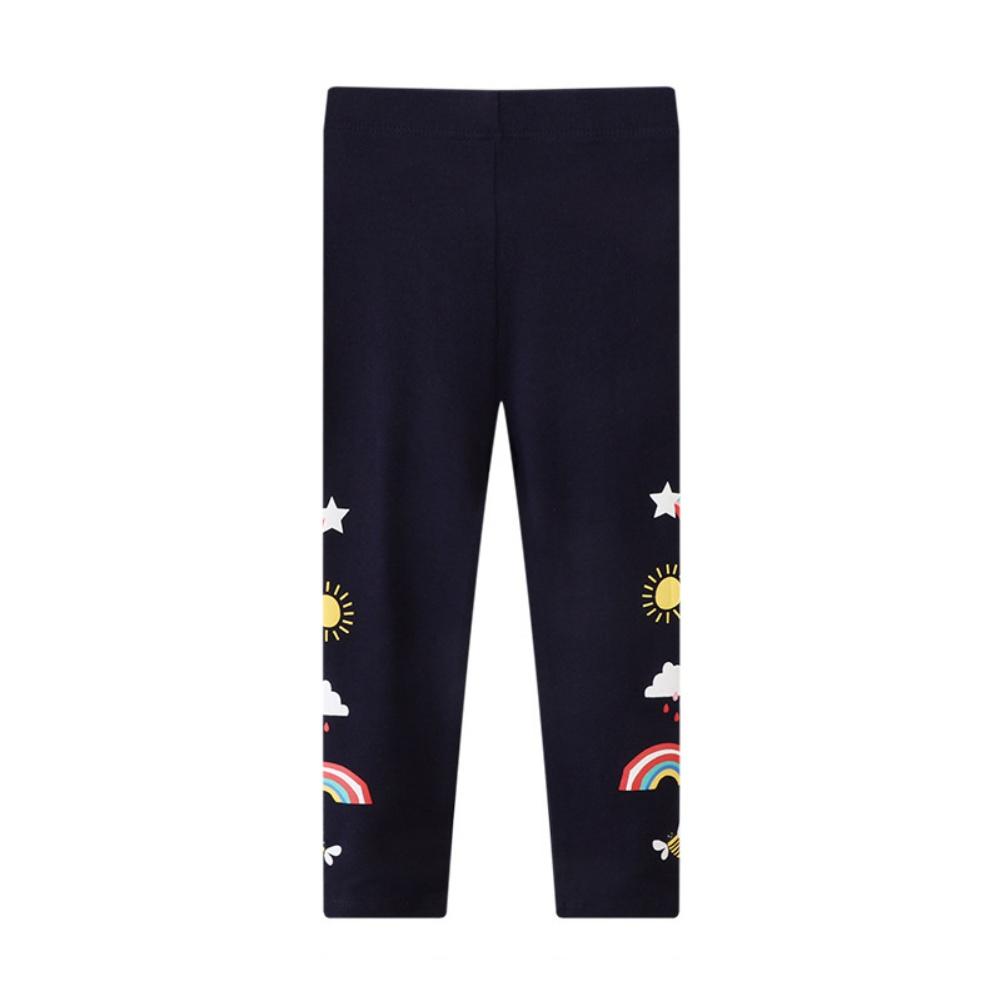 Girls' Leggings In Slim-Fit, Long Pant Design 2-7 Years