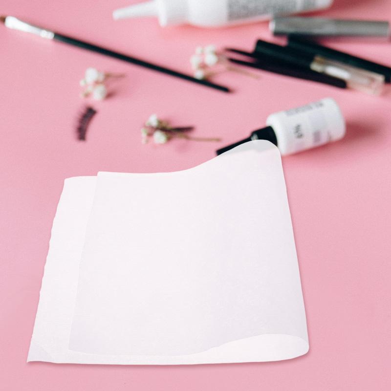 190-195Pcs/Bag Tattoo Vacuum Cleaner Disposable White Eyelash Nail Natural Fibers/Polyester Fibers Embroidery Tablecloth