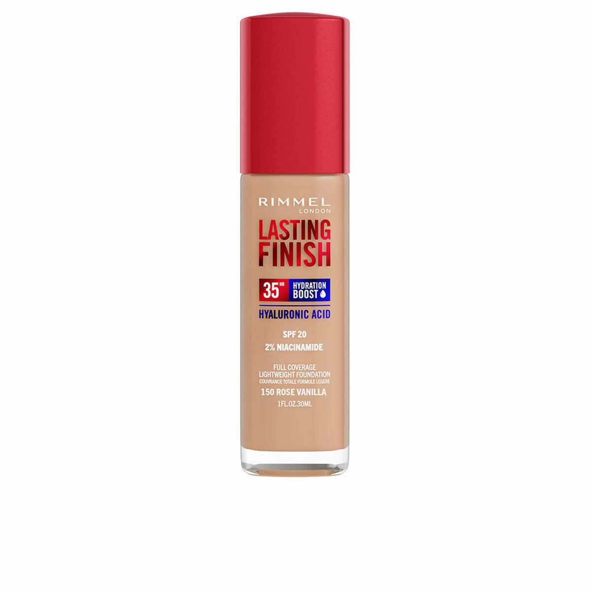 

Rimmel London Lasting Finish Liquid Makeup Base No. 150 Rose Vanilla Spf 20 30ml