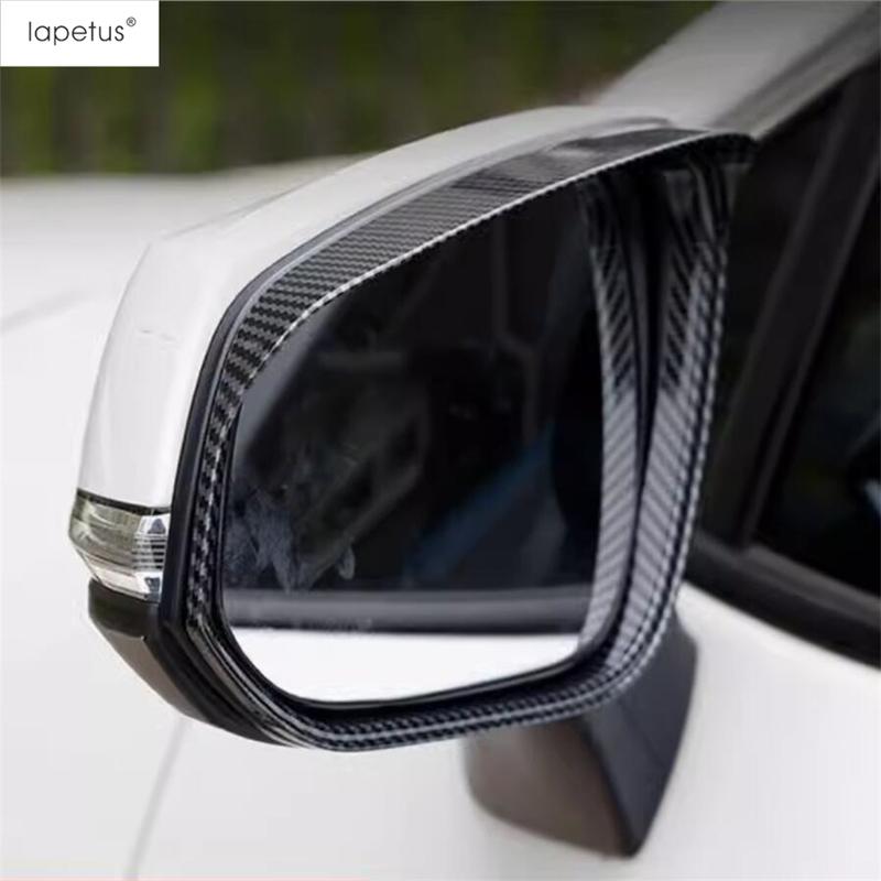 Car Rearview Mirror Rain Eyebrow Shade Rainproof Frame Decoration Cover Trim Accessories For Toyota Yaris Cross