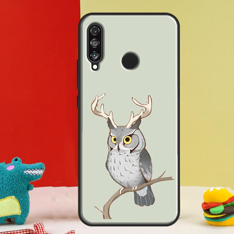 Fashion Cartoon Owl For Huawei Nova 5T 9 10 SE 12i 12s 11i Y91 Y90 Y60 Y70 Y72 Y61 P60 P30 Pro P20 P40 Lite Case