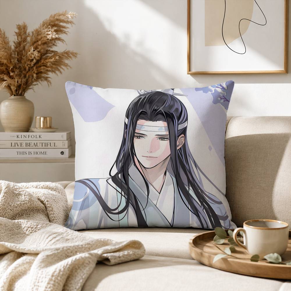 The Founder of Diabolism Mo Dao Zu Shi Pillow Case for Sofa Living Room Home office Decor Protective Cover