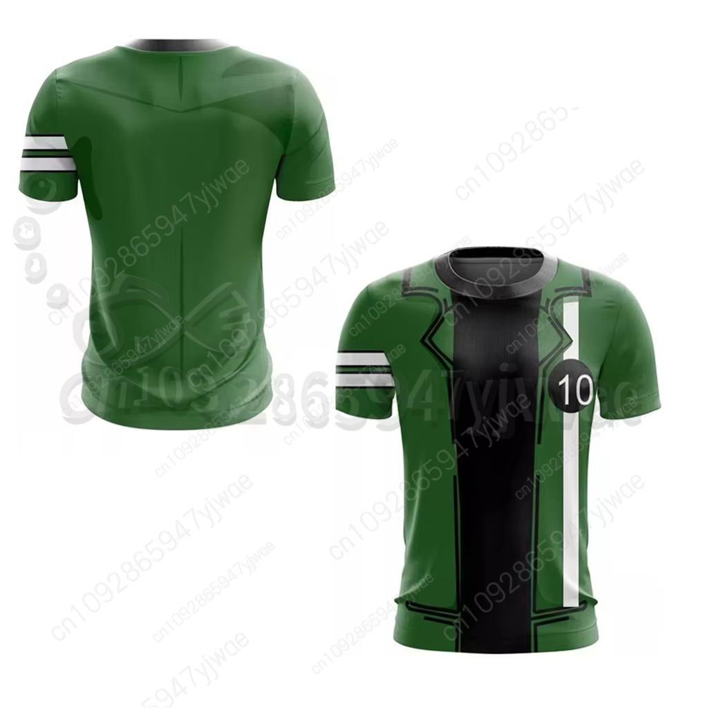 Tricouri Cosplay Omnitrix Ben10 Anime American cu Imprimeu 3D Ben Tennyson pentru Copii Cartoon Mânecă Scurtă Vară Harajuku Topuri Y2k