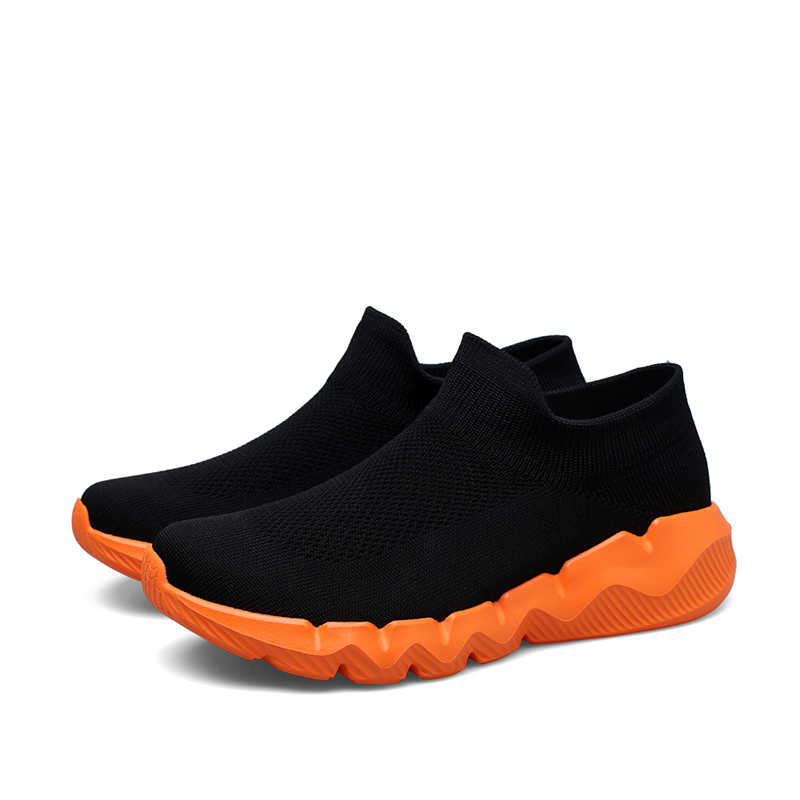 Fashion Knitted 48 Top Sale Vulcanize Shoes White Sneakers Women's Summer Sneakers White Sport Snearkers Lux Outings New Fast Pro