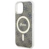 Custodia Guess per iPhone 15 Plus cover marrone MagSafe