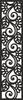 A2 Pendant, openwork decoration, gray, 21x90