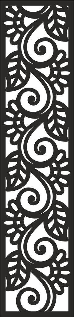 A2 Pendant, openwork decoration, gray, 21x90