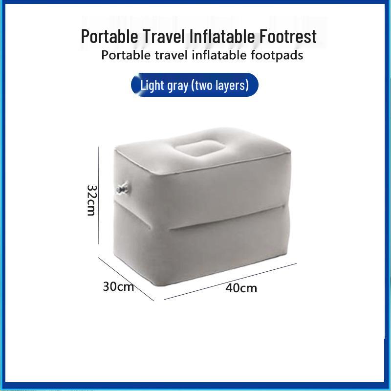 Two-Layer Portable Inflatable Footrest Mat for Yoga & Travel