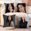 Kim Go Eun Cushion Cover Soft Plush Fabric DoubleSided Printed Sofa Cushion Cover for All Seasons Home Decor Gift