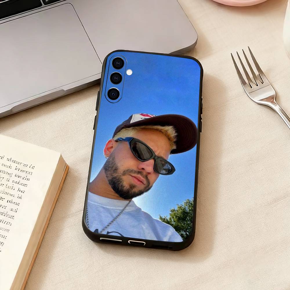 Singer M-mora E-ESTRELLA Phone Case For Samsung Galaxy A73,A72,A71,A70,A53,A52,A51,Others Soft Black Cover
