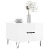 VidaXL Coffee Tables 2 Pcs Glossy White 50x50x40cm Engineered Wood 829385