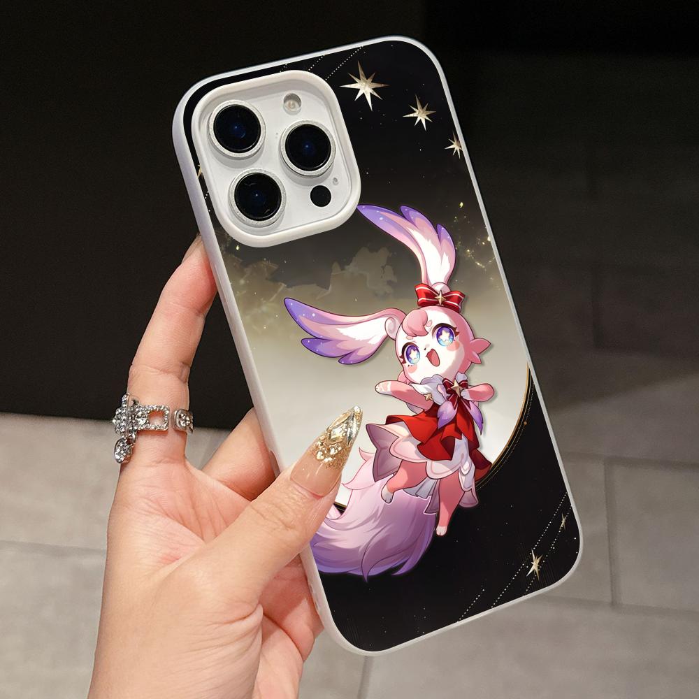 

HSR Mem Jelly Двухслойный Белый Чехол для Мобильного Телефона для iPhone 17 16 15 14 13 12 11 Air Pro Max Plus Защитный iPhone 16