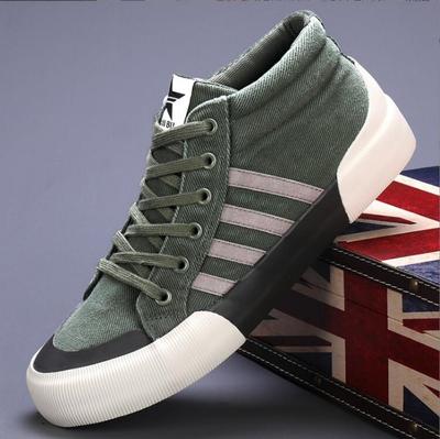 Mode 2024 Herren Segeltuchschuhe Sommer Atmungsaktive Segeltuchschuhe Herren Espadrilles Mode High Top Vulkanisierte Schuhe Herren Casual