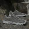 Fashion Outdoor Lace-Up Men Casual Shoes Suede Leather Sneakers for Men Non-Slip Hiking Shoe Breathable Treking Footwear Tenis Masculino