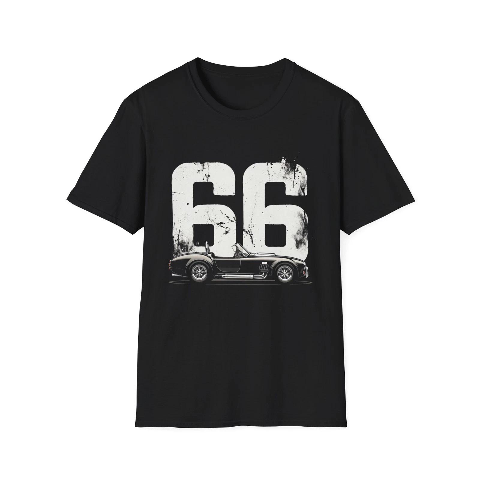 66 Cobra 427 Roadster Distressed Graphic Vintage Style T-Shirt XS
