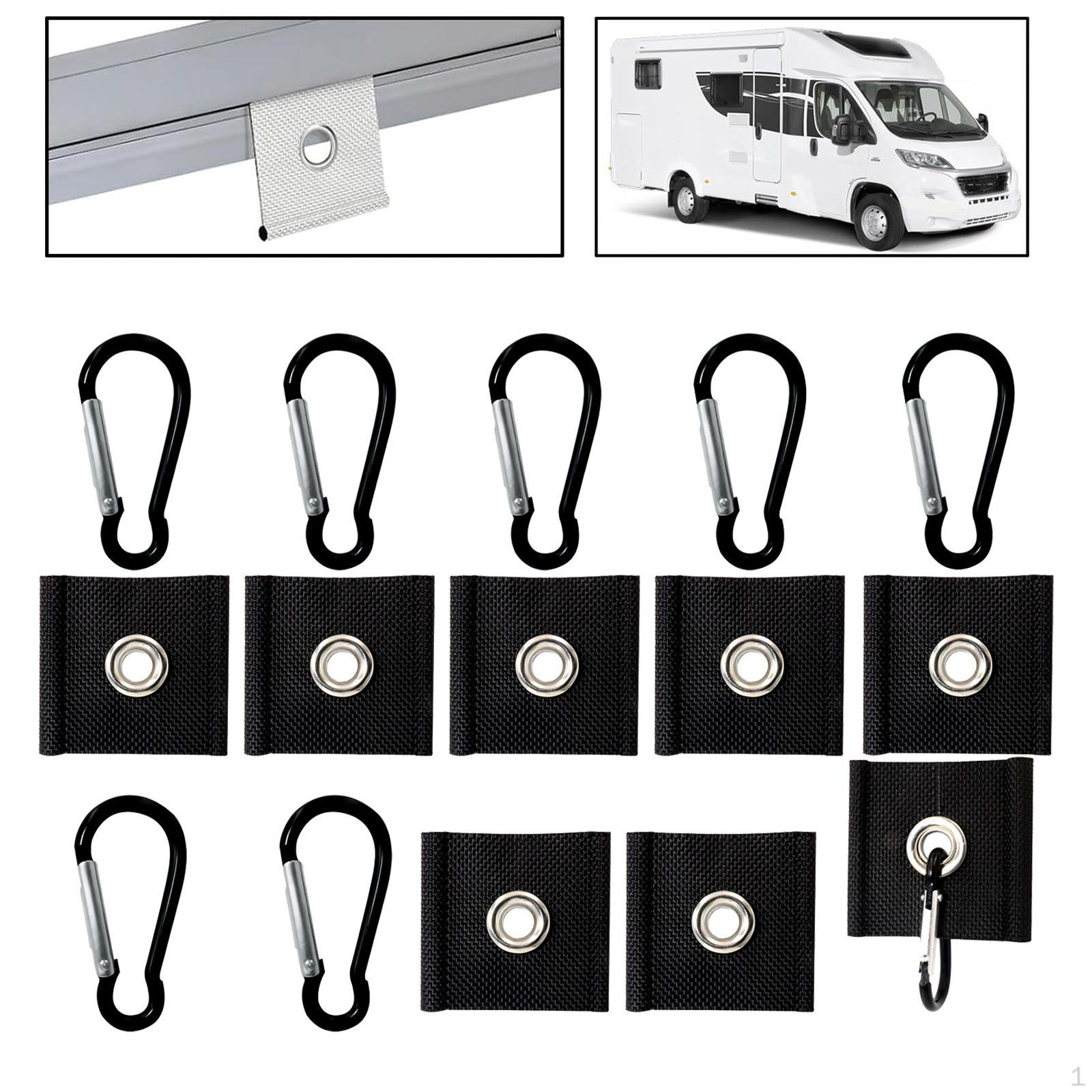 

Крючки для тентов для кемпинга, карабины, простая установка, быстрые подвесные пряжки, вешалки для палаток на колесах, вешалки для походов Black