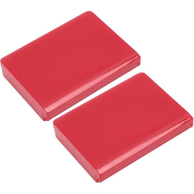 

2 PCS Portable Watercolor Dispenser, Detachable Watercolor Palette, Mini Watercolor Palette Box (Red, 24 Grids) Red Box, 24 Grids