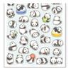 Mamemame Animal Sticker Masking Tape Material Cute Animal Mini Stickers (Panda)