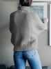 Women's Thick Yarn High Neck Pullover Sweater - 2019 Autumn/Winter Knitwear Collection for European and American Fashion.