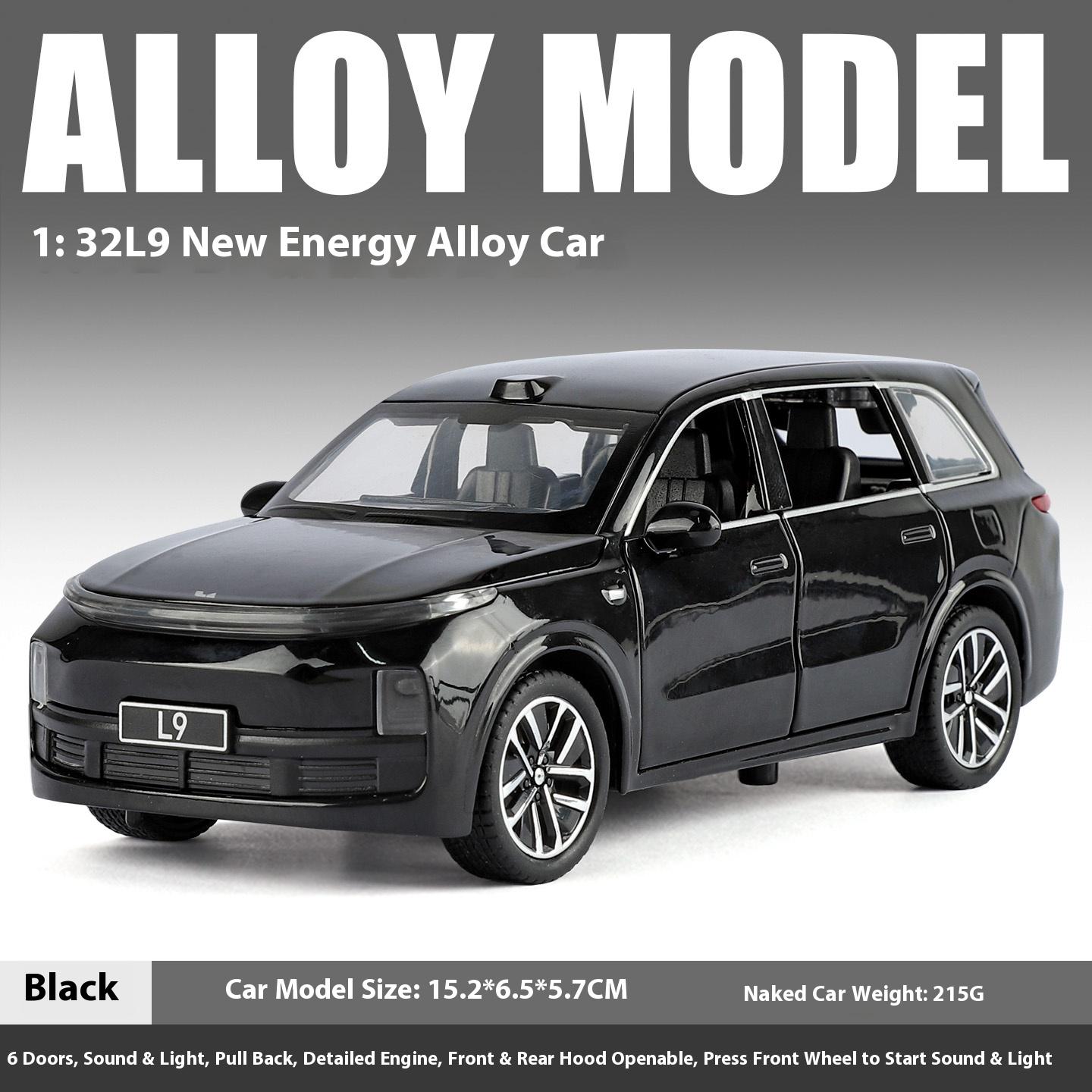 

1:32 Li Auto L9 Simulated Alloy Die-Cast Car Model Off-Road Vehicle Model Children s Toy Car Decoration Collection Gift