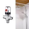 Brass Plated Thermostatic Mixing Valves Easy Installation Temperature Control Valves for Home Bathroom & Plumbing Systems