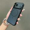 Matte For Magsafe Lens Protect Phone Case For iPhone 17 16 15 14 13 12 Pro Max Magnetic Wireless Charge  Armor Shockproof Cover