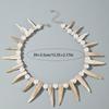 Cross Border Fashion Creativity Between Europe and America, Acrylic Ivory Imitation Pearl Necklace, Women's Jewelry, Niche Exquisite Necklace