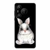 Black Silicone Case For Huawei Pura 70 Pro Case Cartoon Cat Soft Back Cover For Honor 400 Pro 5G Phone Case 400Pro Coque Funda