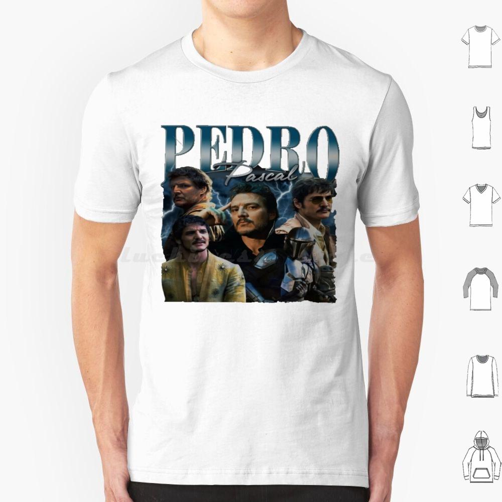Pedro Pascal Daddy Pedro Pascal Meme I Love Timothee Chalamet Pedro Pascal Cursed Fan Collage T Shirt Cotton Men Women Diy