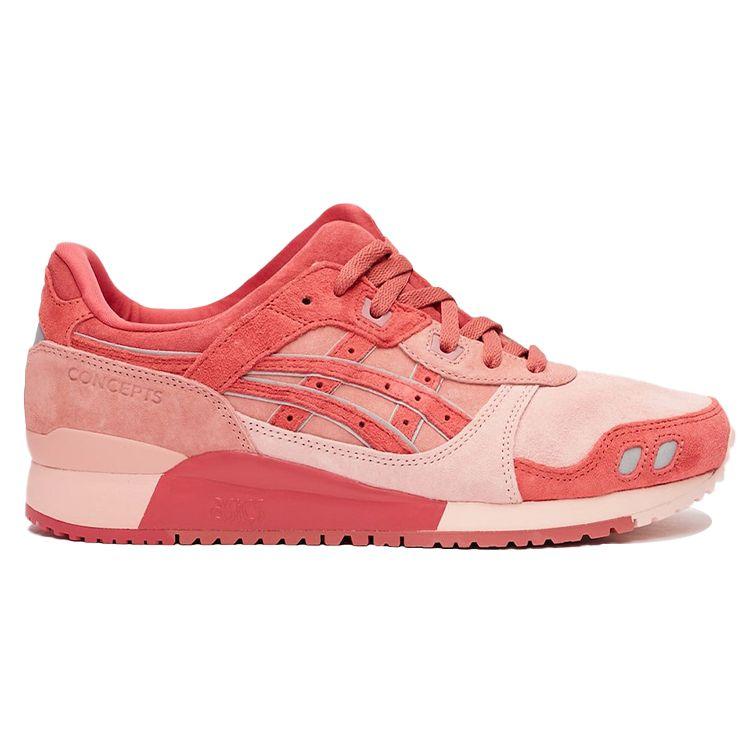 Concepts X ASICS Gel Lyte 3 Otoro Men Sneakers Pink Coral-Cloud Pure-Silver 1203A121-700