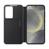 Case and Cover - Samsung - Galaxy S24 - Smart View Case - Black - Semi-rigid Flap