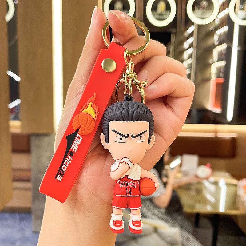 Kreativer Slam Dunk Sakuragi Hanamichi Schlüsselanhänger Anhänger | Exquisiter Taschenanhänger Schlüsselanhänger Geschenk