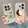 Simple Coconut Case for Xiaomi Redmi Note 14 Pro Plus 13C 12S 12 11S 10S A4 Note 13 9 10 11 14C Soft Phone Cover